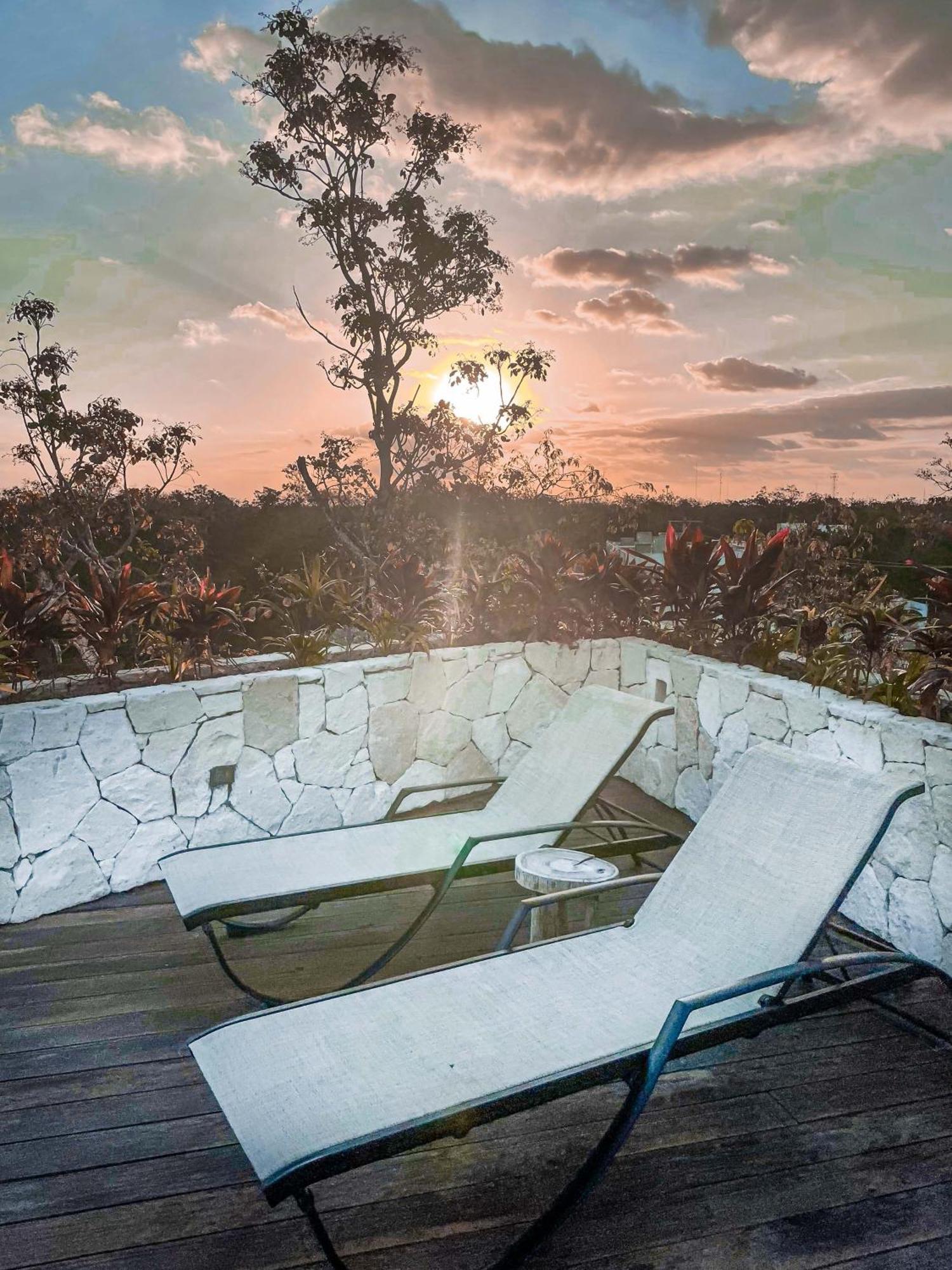 Jungle Boho Designer Apart 11 W50 Off Access Hotel Bardo Tulum Pueblo Buitenkant foto
